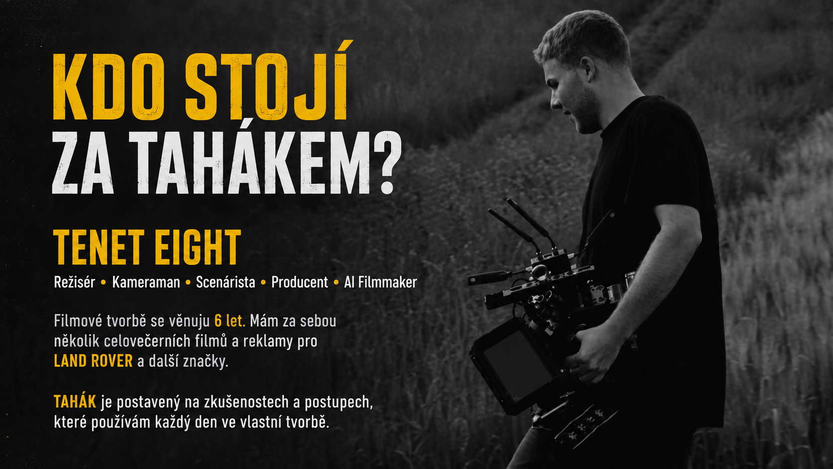 Kdo stojí za Tahákem — Tenet Eight